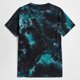 thumbnail image 5 of Hombres Casual Cuello Redondo Tie-dye Print Pullover Shorts Mangas Camiseta Blusa Pompotops  oipoqjl32443, 5 of 8