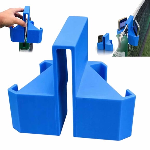 Tennis Smartphone Mount, Tennis Net Camera Mount, Padel Tennis Net Phone Holder for Pickleball, Smartphone Mount for Padel Court Fence,Secure Clip-On Shot Mount for Match Analysis/Practice
