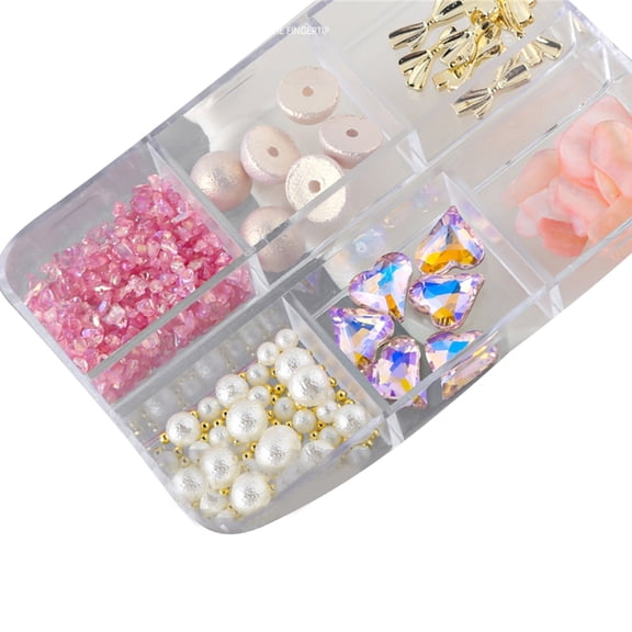 Nail Art Rhinestones And Pearls Flatback Nail Art Crystals DIY Nail Set