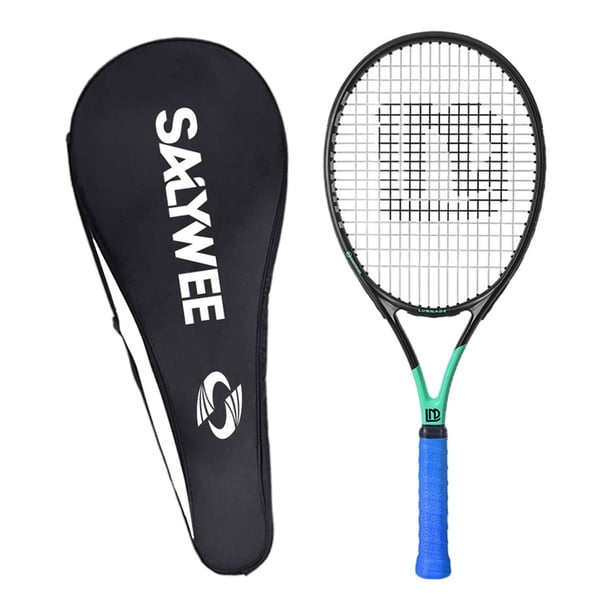 Raqueta de tenis para entrenadores de tenis individuales Raqueta Jardín Parque Entrenamiento Ejercicio Práctico Patio Trasero Práctica Profesional Azul