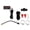 Red, variant on Rupoun Motorcycle Digital Water Temperature Gauge Ultra Thin DC 12V LCD With 18mm Sensor Adapter for Most Motorbikes Green
