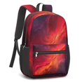 thumbnail image 2 of Colorful Starry Sky and Universe 17" School Backpacks for Teens,Waterproof Oxford Fabric,S-Shape Padded Straps for School,Travel,Hiking,Camping, 2 of 6