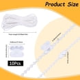 thumbnail image 2 of Curtain Accessorie including Plastic Roller Chain and Roller Blinds Bead Chain White 4.5mm, 2 of 6