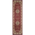 thumbnail image 4 of SAFAVIEH Lyndhurst Gabriella Traditional Bordered Area Rug, Red/Ivory, 3'3" x 5'3", 4 of 11
