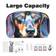 thumbnail image 3 of Dachshund Waterproof Oxford Cloth Travel Case for Electronic Devices, USB Organizer, Charger Organizer Travel Case, Phone Cable Organizer - 5.9x9.44x3.14 in, 3 of 6