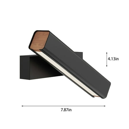 

QiwagFerng Wall Sconce 7.87 Inch Small Wall Sconce Black Wall Mounted