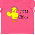 thumbnail image 4 of Inktastic EDM Chick Text Girls Toddler T-Shirt, 4 of 5