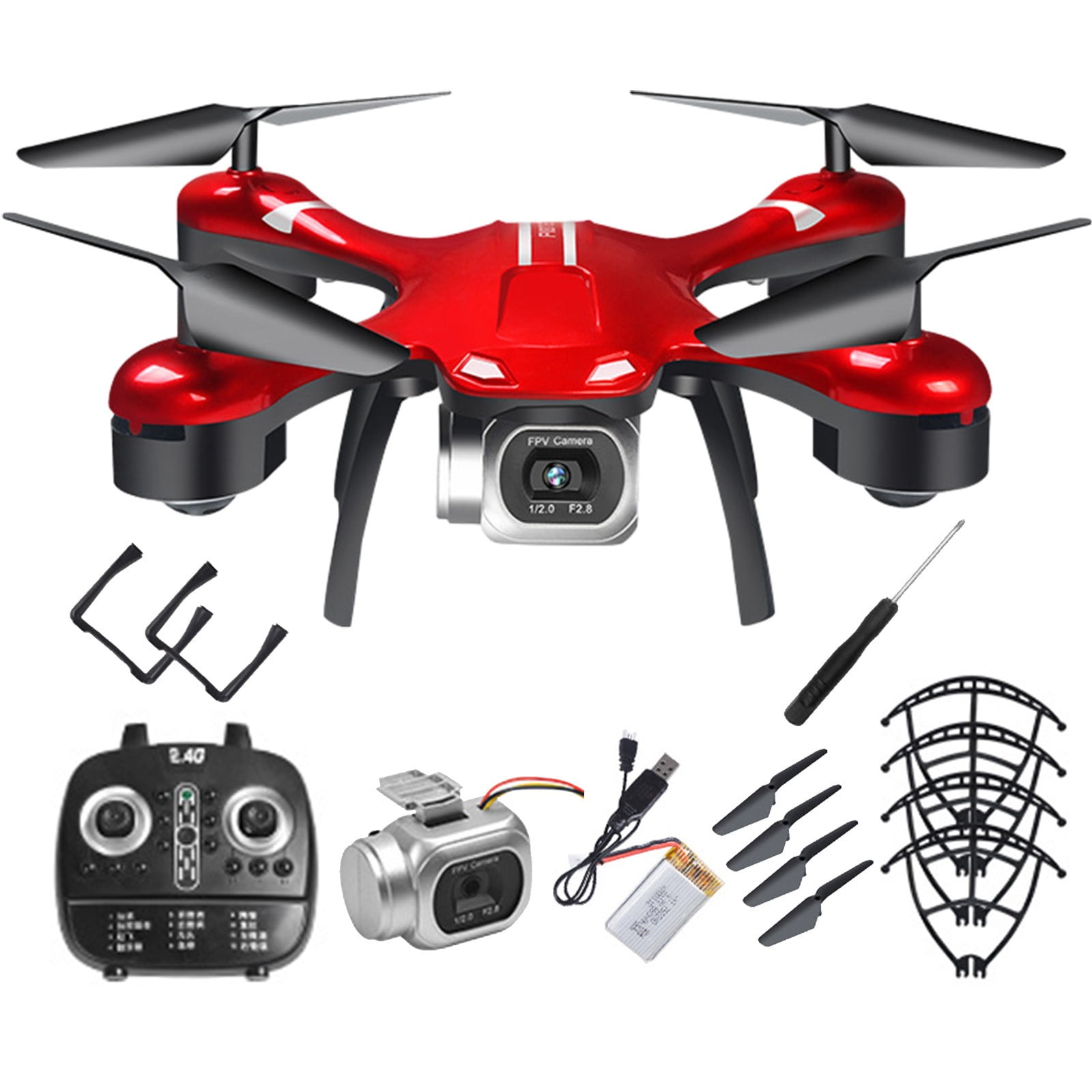 Drone with 8k High-Definition Dual Camera, 360°Stunt Roll, One Click Takeoff And Landing, Remote Control Toys Gifts for Boys And Girls