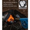 thumbnail image 3 of Ventilador De Barbacoa Para Cocinar Al Aire Libre Ventilador de manivela manual, soplador de aire, herramientas ligeras de fuelle para barbacoa (azul) Sywqhk Para Estrenar, 3 of 8