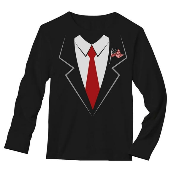 Tuxedo Shirt for Men Printed Suit & Tie Tuxedo T Shirt Tux Shirt