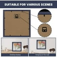 thumbnail image 4 of Muzilife 8x8 inch Wood Shadow Box Picture Frame Home Decor with Linen Board Deep Glass Display Case, Navy Blue, 4 of 8