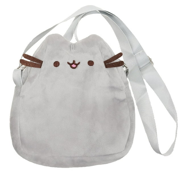Bandolera Pusheen Cute Plush Anime para niños con correa