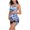 Light blue, variant on Fesfesfes Pregnant Women Swimdress Sexy One-Piece Stripe Print Swimwear Swimsuit Bikini Swimming Beachwear