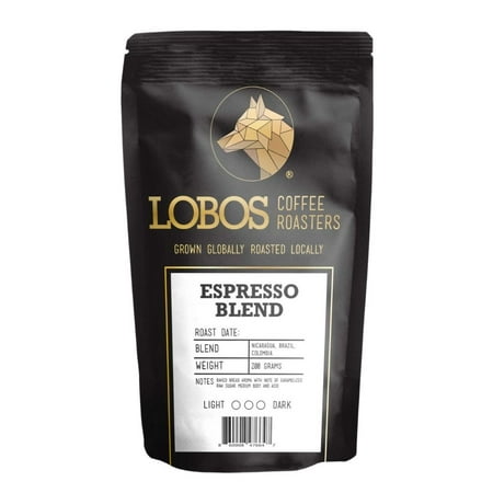 Lobos Coffee - Espresso Blend, Whole Bean, 7oz
