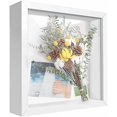 thumbnail image 6 of 12x12 Shadow Box Frame with Letter Stickers, Graduation Memories Frame, Display Case Box for Memorabilia, Baby Items, Wedding Memories, Crafts, Tickets and Photos (White, 12x12), 6 of 6