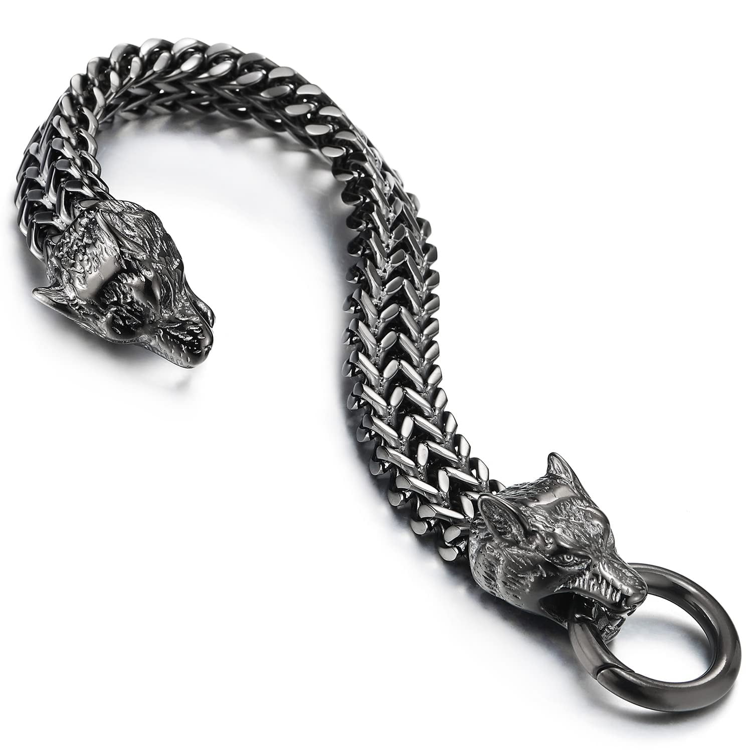 Buy 7mm Curb chain Heavy bracelet in sterling silver for men at Amazon.in