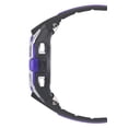 thumbnail image 3 of Women's Purple Accent Digital Watch, Black and Purple Resin Strap, 3 of 9