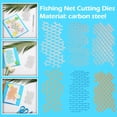 thumbnail image 4 of Fishing Net Fishes Border Metal Cutting Dies Stencil Scrapbooking Album Craft,, 4 of 8