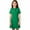 Green, variant on Girls Casual Dresses, Summer Collared Mid-length Short Sleeve School Uniform Dresses Pink Size 14-16