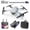Gray, variant on Drone with Camera for Beginners and Kids, Foldable RC Quadcopter with Dual HD Cameras, WiFi FPV Live Video, Altitude Hold