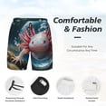 thumbnail image 3 of Fotbe Bubbles Axolotl Fantasy Traje de Baño para Hombre – Shorts de Natación de Secado Rápido con Forro y Bolsillos-XX-Large, 3 of 6