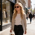 thumbnail image 4 of sususu Retro Oval Sunglasses for Women Vintage 90s Y2K Trendy Designer Sun Glasses Brown1, 4 of 7