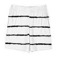 thumbnail image 4 of Edvintorg 5-14Years Kids Athletic Shorts Summer Fashion Stripe Printing Loose Casual Elastic Waist Running Pull On Jogger Shorts With Pockets Teenage Clothing, 4 of 4