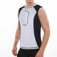 thumbnail image 5 of TUOY Men's Padded Compression Sleeveless Shirt Protective Vest for Male, 5 of 11