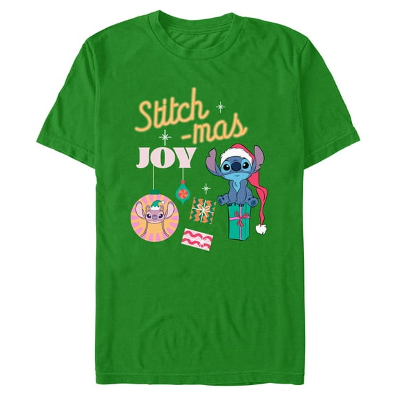 Mens Lilo & Stitch Present Medley Angel and Stitch T Shirt