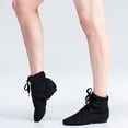 thumbnail image 3 of Zapatillas de ballet de lona de goma suave para gimnasio y baile, talla 37, zapatillas de baile transpirables, 3 of 8