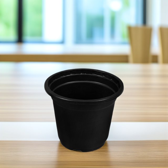 unbranded 50Ud Macetas Plásticas Negras Para Plantas Con Drenaje Ideales Para Suculentas Y Cultivo En Interiores