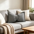 thumbnail image 4 of Bow Pillow, Comfortable Bow-Knot Throw Pillow / Seat Back Cushion, Boho Decorative Throw Pillows Chenille Textured Lumbar Pillows Large Bow Shaped Cushion for Bed Sofa Couch Living Room Bedroom Decor, 4 of 6