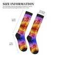 thumbnail image 2 of Lsque Palm Trees at Sunset Pattern Sport Compression Socks for Men & Women 15-20 mmHg Knee High Nurse Pregnant Running Medical and Travel Athletic, 2 of 6