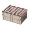 thumbnail image 1 of Collapsible Storage Box with Lid Plastic Foldable Organizer Closet Home Car Travel Organization Holder, 1 of 9