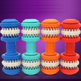 thumbnail image 2 of Juguete de perro para mascotas, limpieza de dientes, mancuernas de mascar, forma de juguetes de caucho suave no tóxico, grande Afortunado Sencillez, 2 of 3