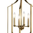 thumbnail image 6 of Farmhouse Four Light Chandelier-Brushed Nickel Finish Bailey Street Home 147-Bel-3329944, 6 of 8
