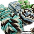 thumbnail image 3 of Otterly Pets Juguete para cachorros, bolas de cuerda pequeñas para perros, dentición, juguete de alg, 3 of 6