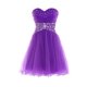 thumbnail image 5 of Bealegantom-vestido de fiesta de tul con cuentas, minivestido de fiesta de graduación, corte en A, QA2022-13, 5 of 5