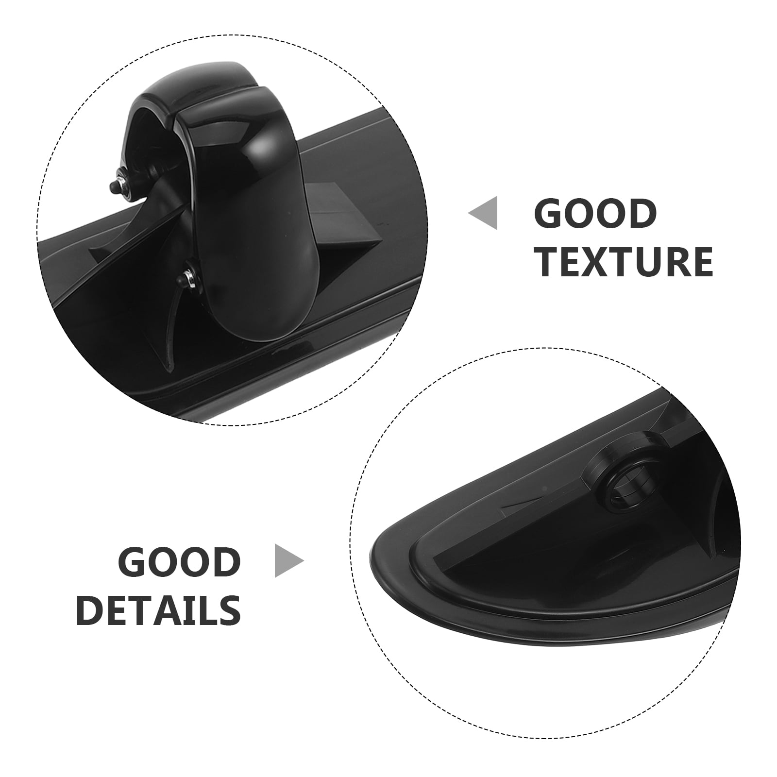 BESTYASH Portable Black Ski Glides for Walkers and Strollers, Winter Snow Sledge Board Attachment for Outdoor Use