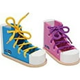thumbnail image 2 of small foot wooden toys Small Foot Wooden Toys - Colorful Threading Shoes Educational Set, 2 of 3
