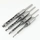 thumbnail image 1 of 4Pcs Square Hole Drill Bits, Steel Hollow Chisel Woodworking Tools Set for Square Hole Saw Woodworking Drill Bits Square Hole Drill Bit Mortising Chis, 1 of 4