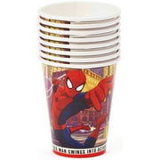 American Greetings Spider-man Assorted Colors Graphic Prints Paper Party Supply Sets, (8 Pieces) 3.12"