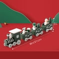 thumbnail image 3 of Escultura de tren de Navidad verde Inteprter adornos navideños DIY decoración navideña del hogar, 3 of 6