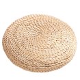 thumbnail image 1 of Ounissouiy Cojín de asiento plano de paja transpirable y duradero de amplia aplicación de fibra para decoración de cualquier ocasión Decoración del hogar estilo oscuro, 1 of 6