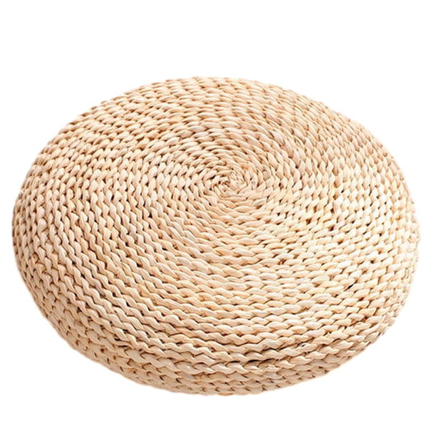 Ounissouiy Regalos prácticos, estera de meditación de paja de mano de obra exquisita para seres queridos, decoración suave y cómoda Decoración del hogar estilo oscuro