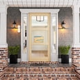 thumbnail image 2 of 36" X 80" Pine Wood 3Lite Clear Double Glazed Glass Front Door Slab, 2 of 6