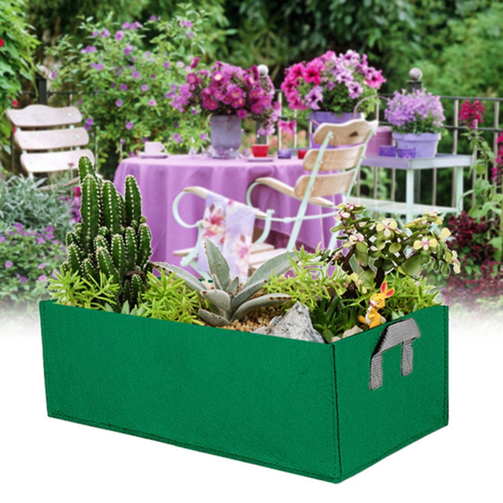 Details about   3Pack Grow Bags Garden Heavy Duty Non-Woven Aeration Plant Fabric Pot Container 