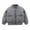 Gray, variant on Godderr Kids Toddler Boys Girls Cotton Jacket Tops Autumn Winter New Leisure Standing Collar Fashion Baby Short Thickened Coats for 1-8Y