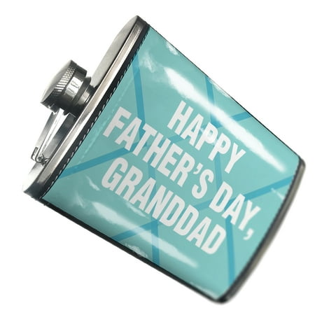 

NEONBLOND Flask Happy Father s Day Granddad Father s Day Bold Blue Design