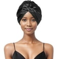 thumbnail image 2 of 4 Pack Satin Bonnet Silk Hair Bonnet for Sleeping, 2 of 5